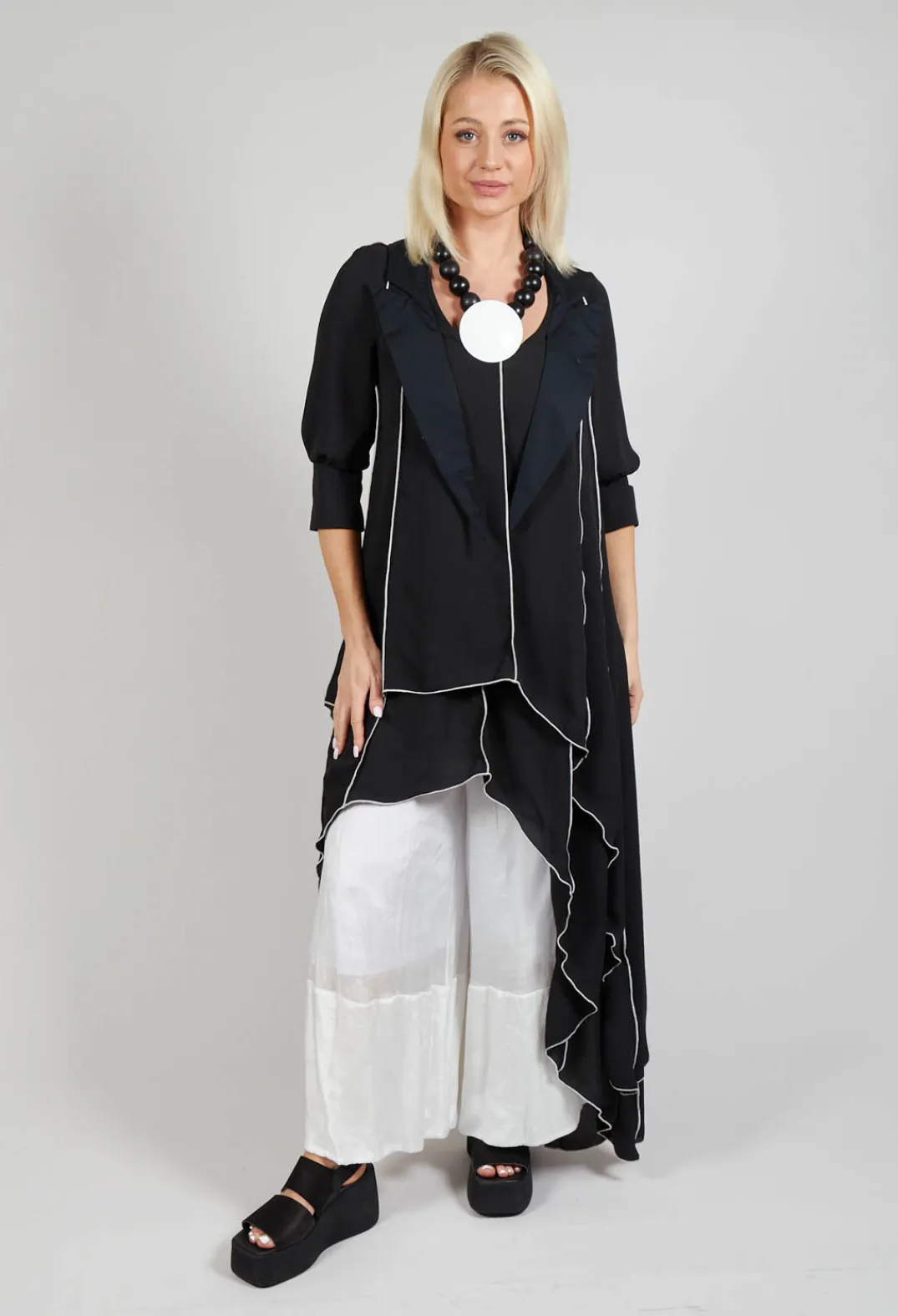 Bize Trousers^Lightwear Culottes in White