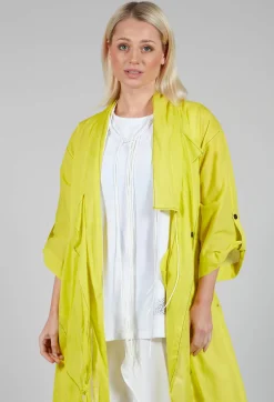 Bize Jackets^Lightwear Jacket in Lime Black