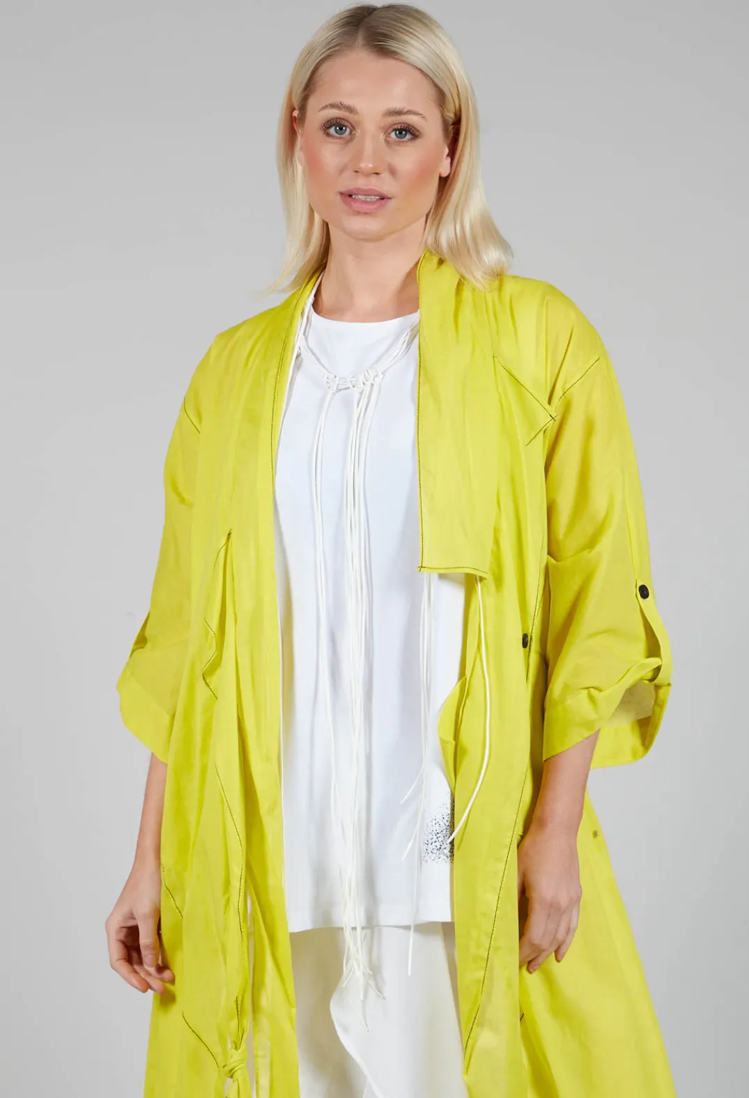 Bize Jackets^Lightwear Jacket in Lime Black