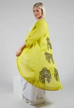 Bize Jackets^Lightwear Jacket in Lime Black