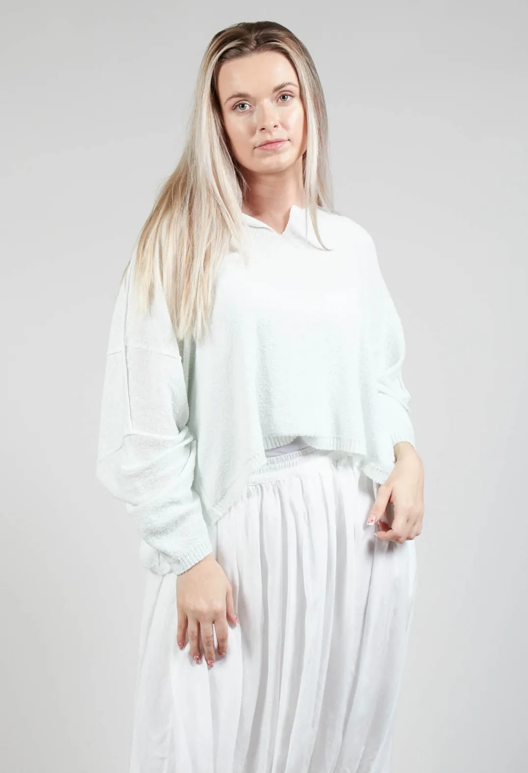 Rundholz Mainline Jumpers^Lightwear Jumper in Tulip 10% Cloud