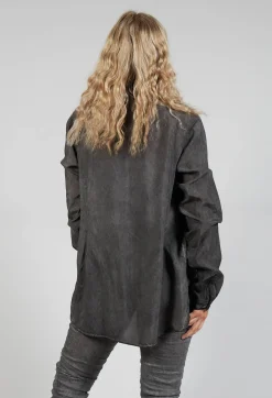Rundholz Mainline Shirts & Blouses^Lightweight Blouse in Coal Cloud