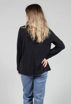 Sarah Pacini Jackets^Lightweight Button Through Jacket in Black