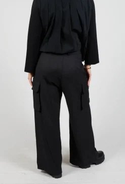 Mei Meij Trousers^Lightweight Cargo Trousers in Nero