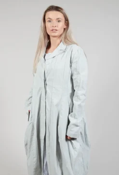 Rundholz Black Label Coats^Lightweight Coat with Tulip Hem in Grey