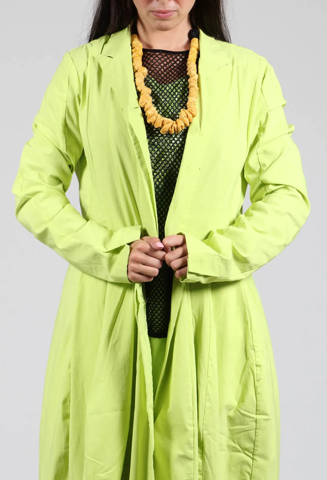 Rundholz Black Label Coats^Lightweight Coat with Tulip Hem in Sun