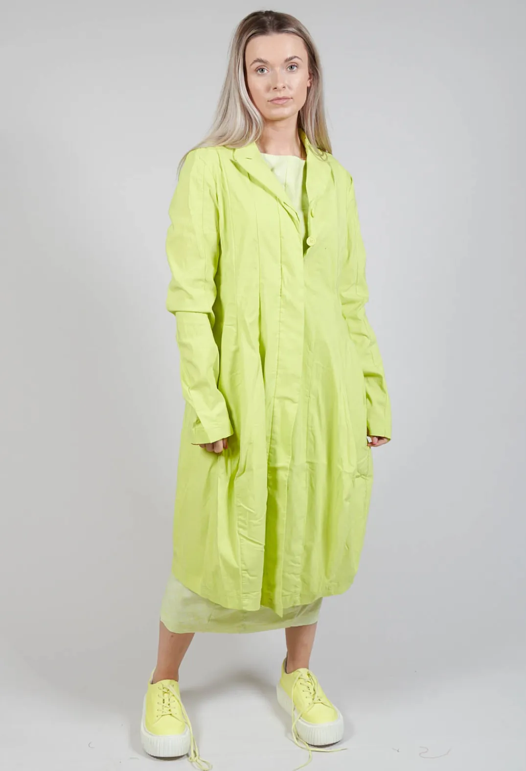 Rundholz Black Label Coats^Lightweight Coat with Tulip Hem in Sun