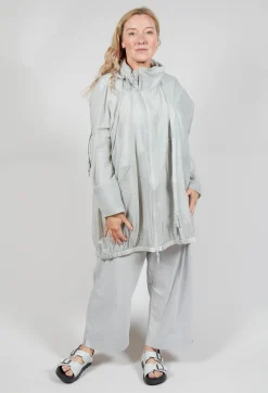 Rundholz Black Label Coats^Lightweight Coat with Zip in Grey