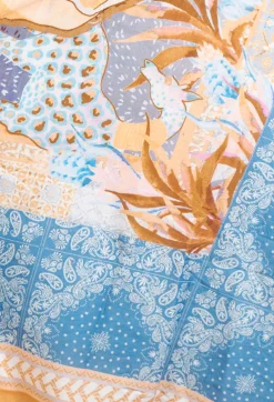 Rubicon Scarves^Lightweight Pasiley Elephant Print Scarf