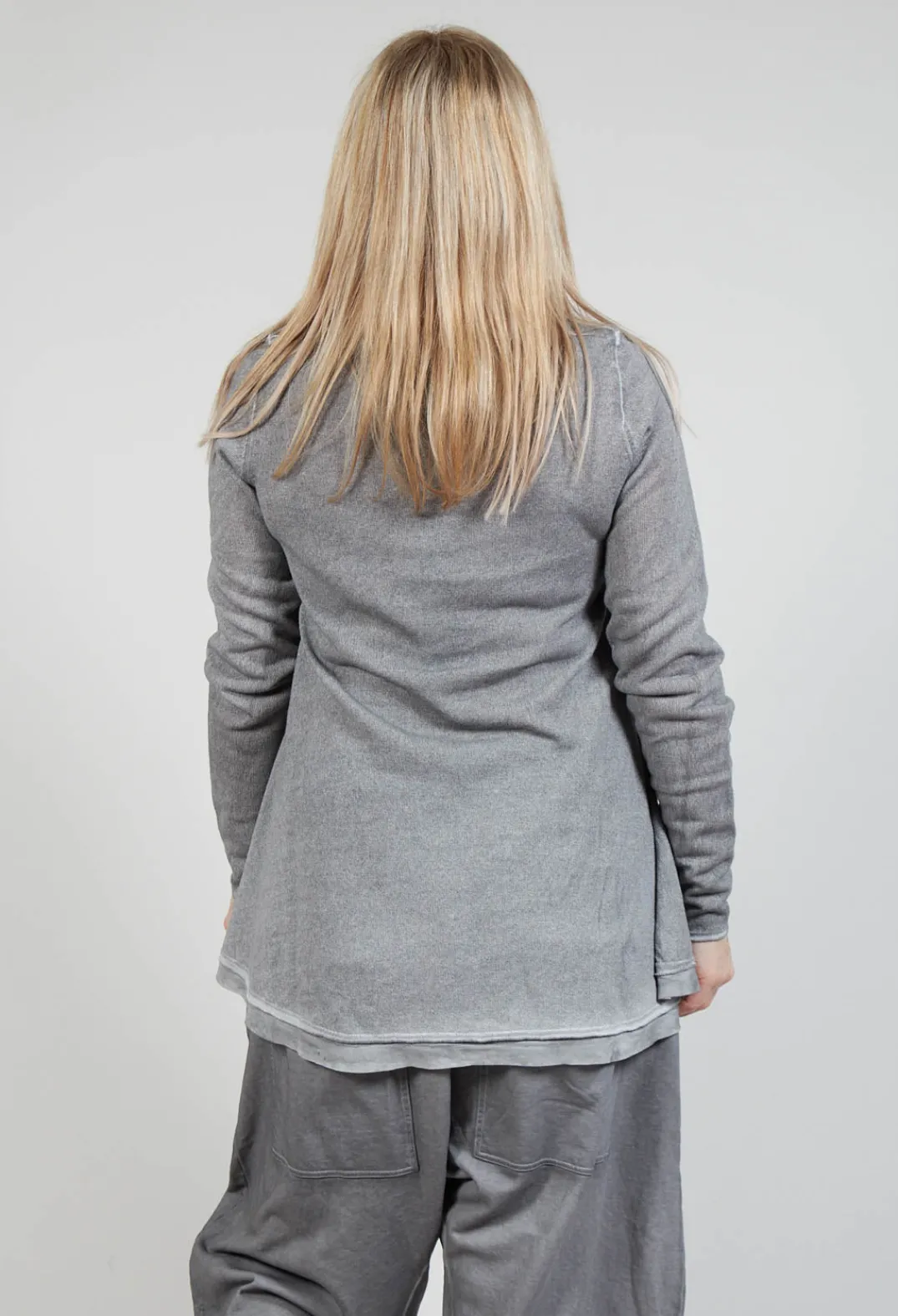 Rundholz Dip Jumpers^Lightweight Pullover in C.Coal 70% Cloud
