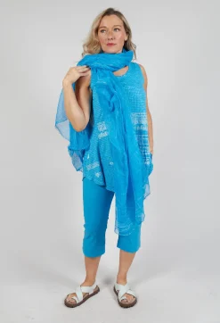 Rundholz Black Label Scarves^Lightweight Sheer Scarf in Malibu