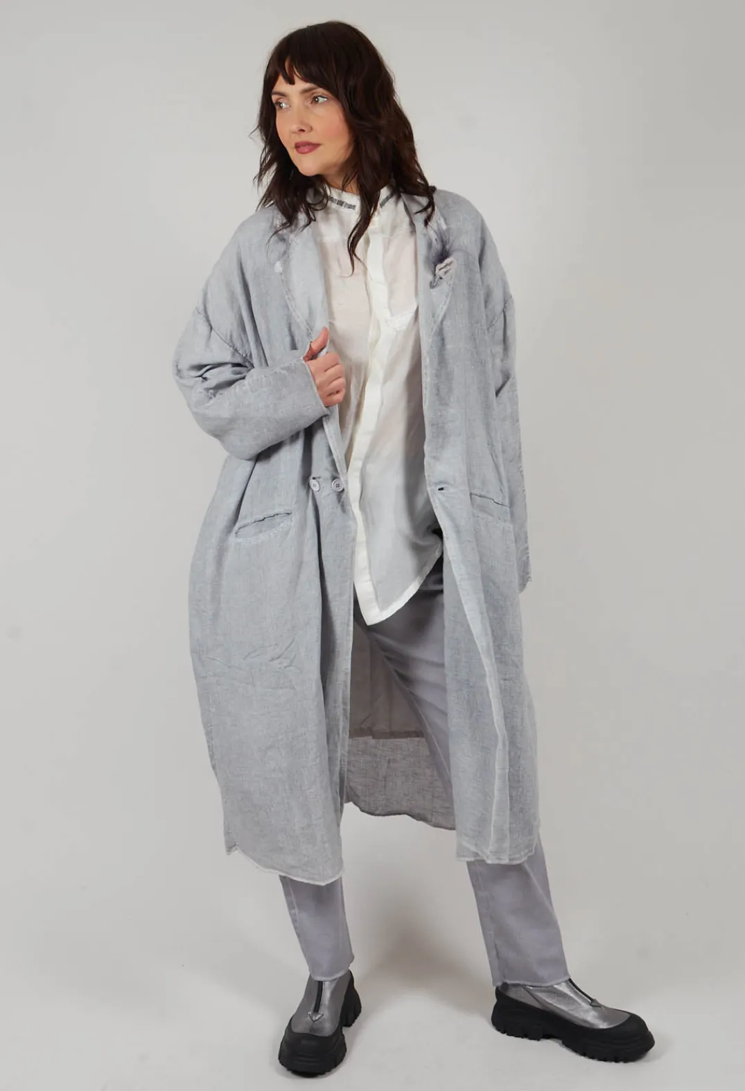 Umit Unal Shirts & Blouses^Lightweight Shirt with Stitch Detail in White