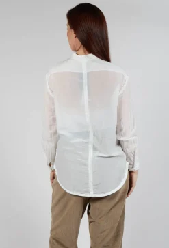 Umit Unal Shirts & Blouses^Lightweight Shirt with Stitch Detail in White
