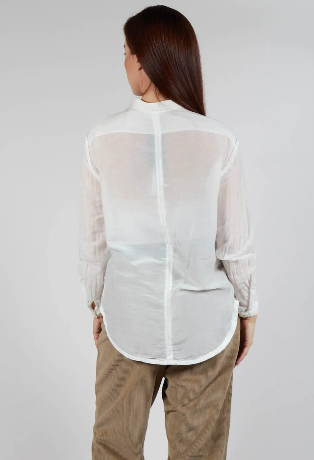 Umit Unal Shirts & Blouses^Lightweight Shirt with Stitch Detail in White