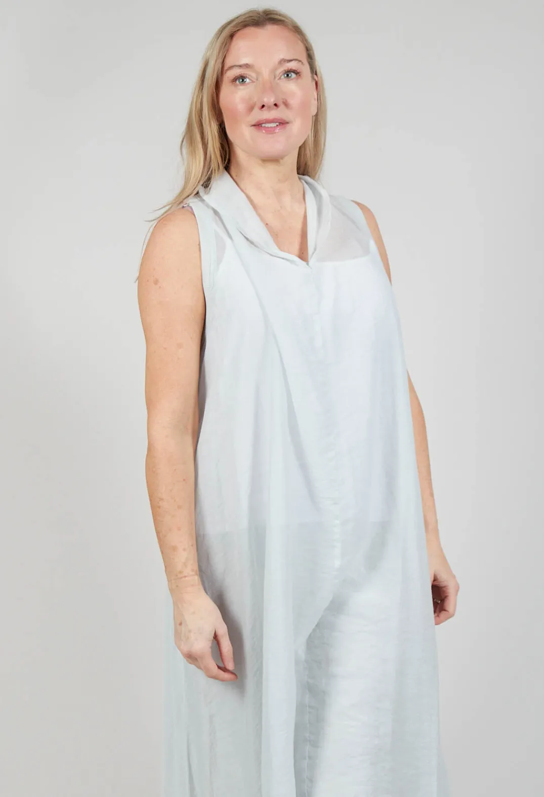 Rundholz Black Label Dresses^Lightweight Sleeveless Dress in Grey
