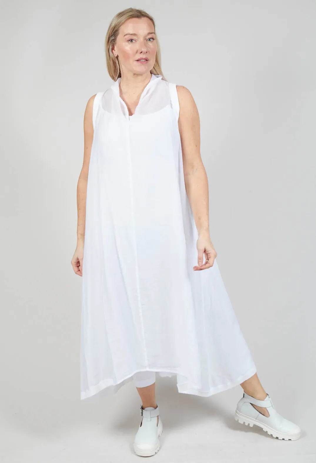 Rundholz Black Label Dresses^Lightweight Sleeveless Dress in White