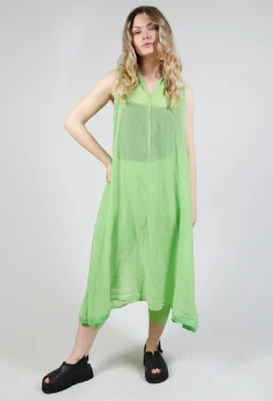 Rundholz Black Label Dresses^Lightweight Sleeveless Dress in Lime