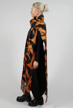 Xenia Design Scarves^Limb Scarf in Orange and Black
