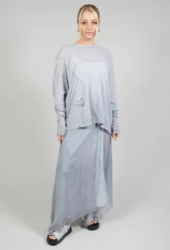 Umit Unal Tops^Linen Comfort Top in Original Grey