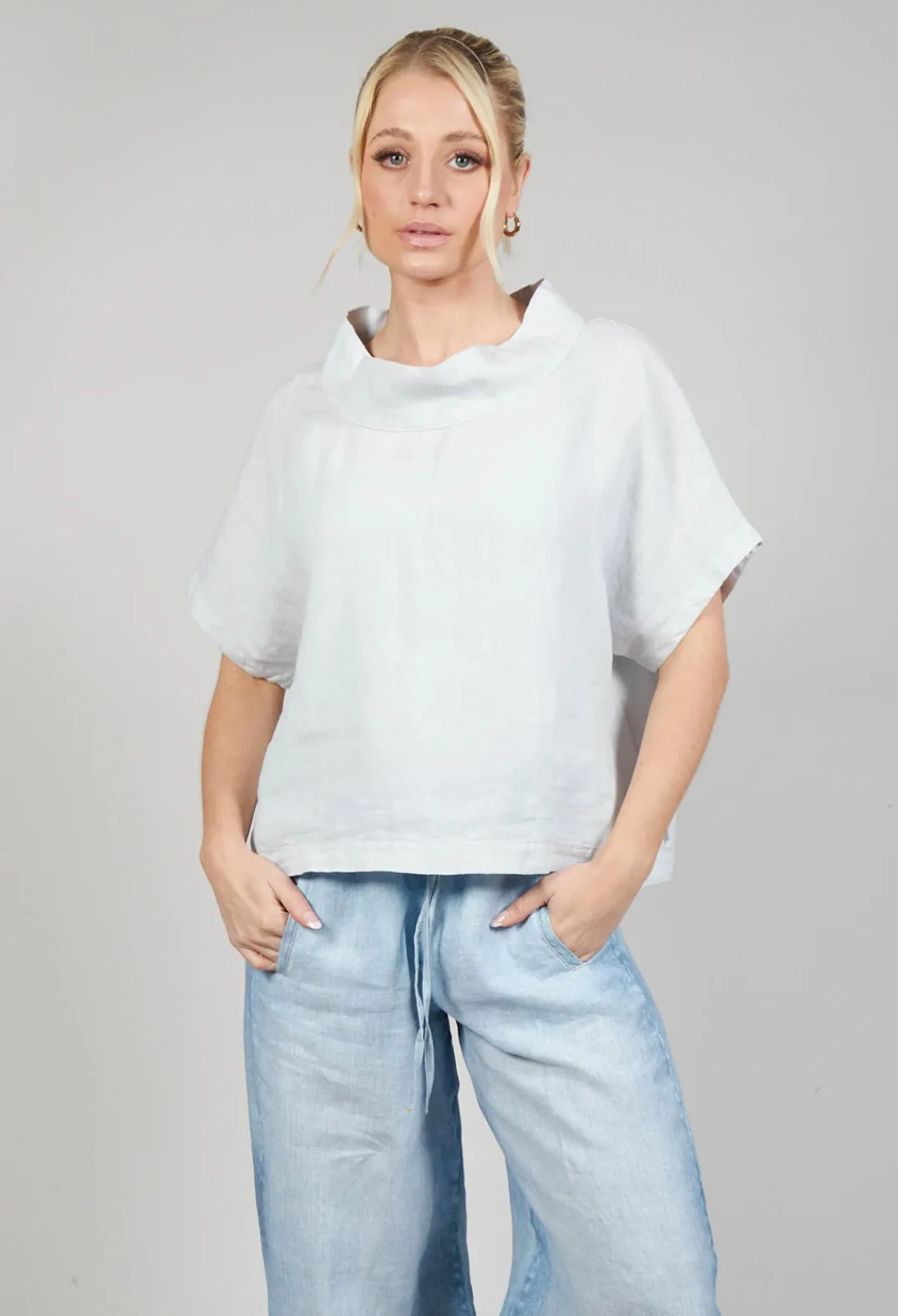 Elemente Clemente Tops^Linen Diva Top in Greige
