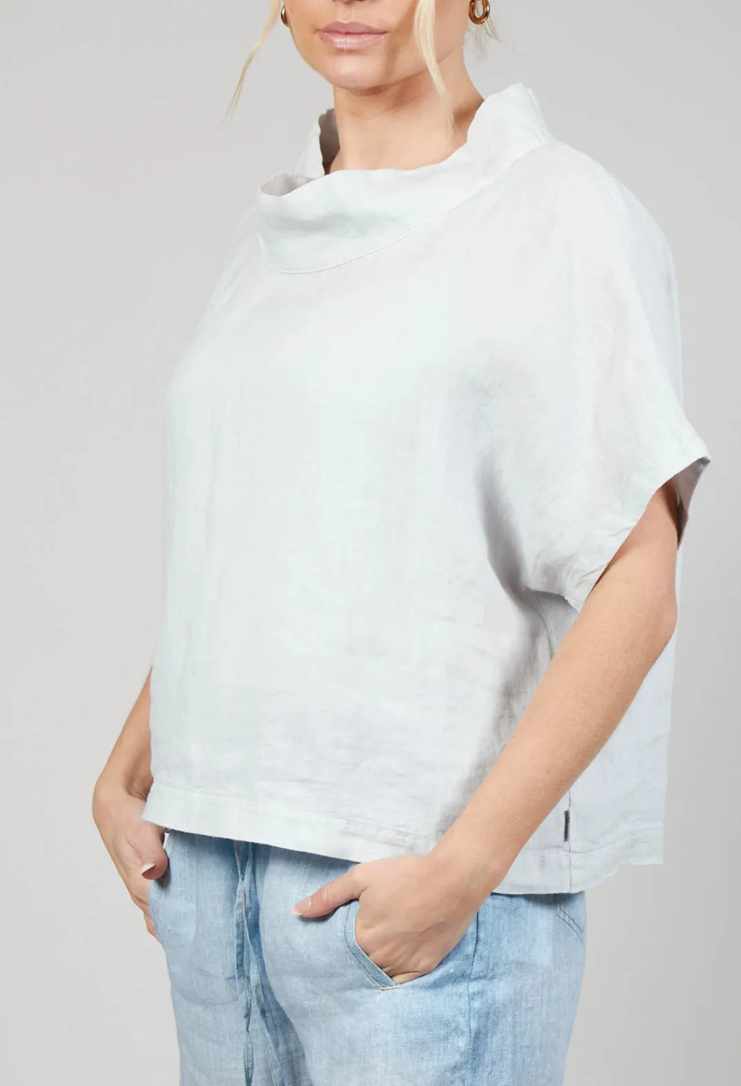Elemente Clemente Tops^Linen Diva Top in Greige