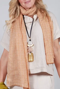 Elemente Clemente Tops^Linen Diva Top in Rattan