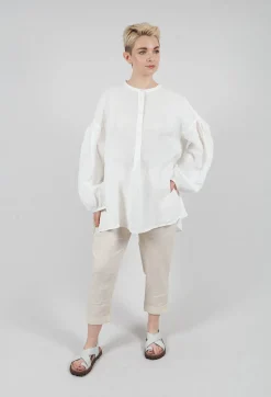 Elemente Clemente Trousers^Linen Geisha Pants in Sand