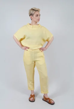 Elemente Clemente Trousers^Linen Geisha Pants in Sunlight