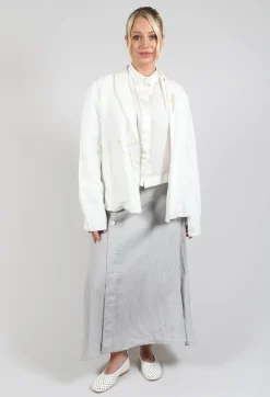 Umit Unal Jackets^Linen Jacket in Original Cream