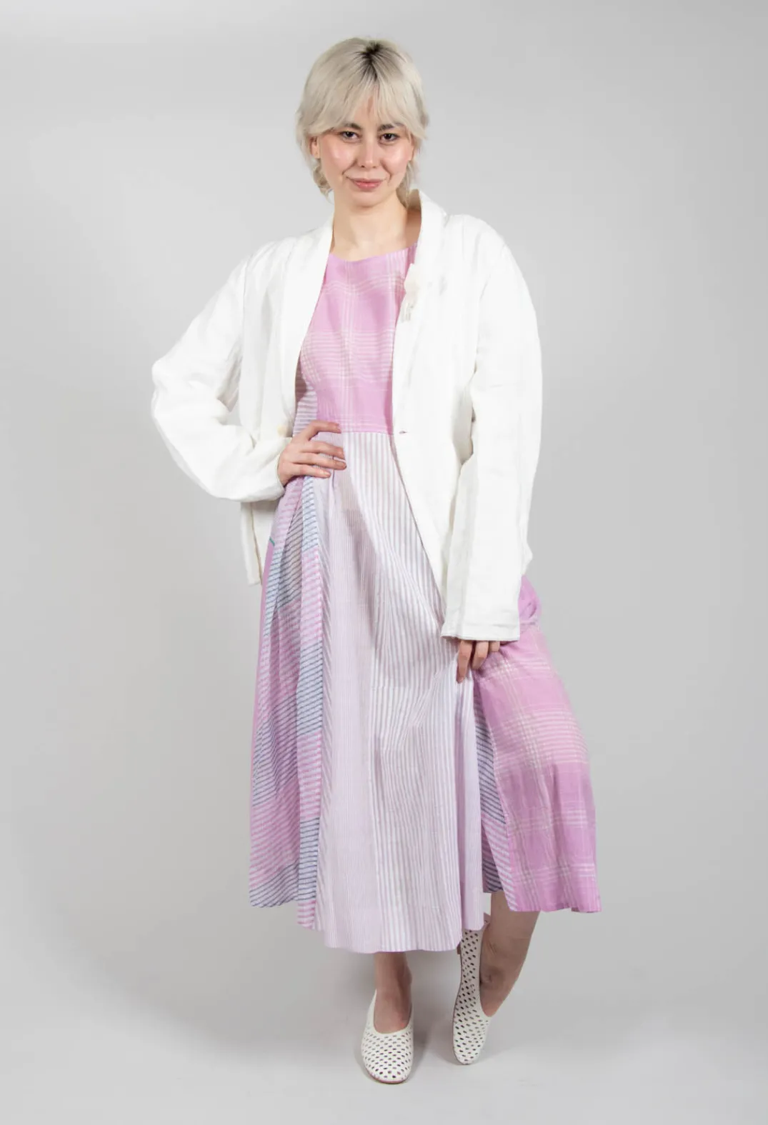 Umit Unal Jackets^Linen Jacket in Original Cream