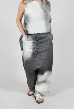 Rundholz Mainline Trousers^Linen Patch Trousers in Asteroid Pigment