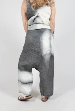 Rundholz Mainline Trousers^Linen Patch Trousers in Asteroid Pigment