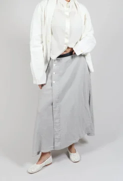 Umit Unal Skirts^Linen Skirt in Grey