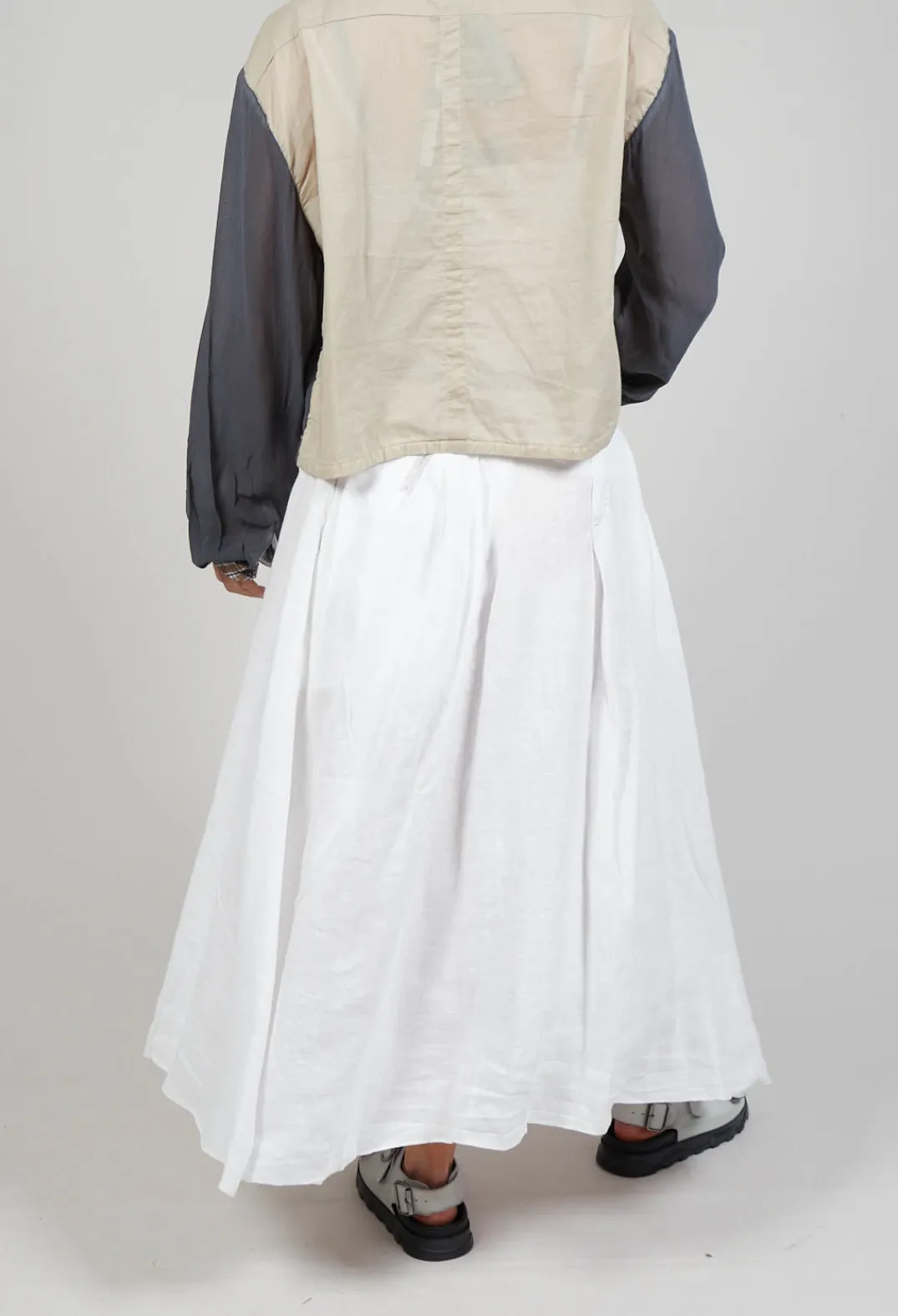 Umit Unal Skirts^Linen Skirt in Off White