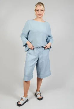 Elemente Clemente Shorts^Linen Tamal Shorts in Blue