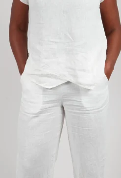 Thing Trousers^Linen Trousers in Off White