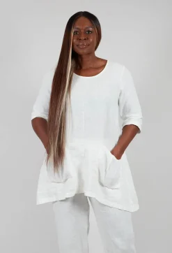 Thing Dresses^Linen Tunic in Off White
