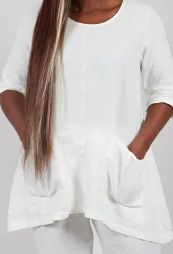 Thing Dresses^Linen Tunic in Off White