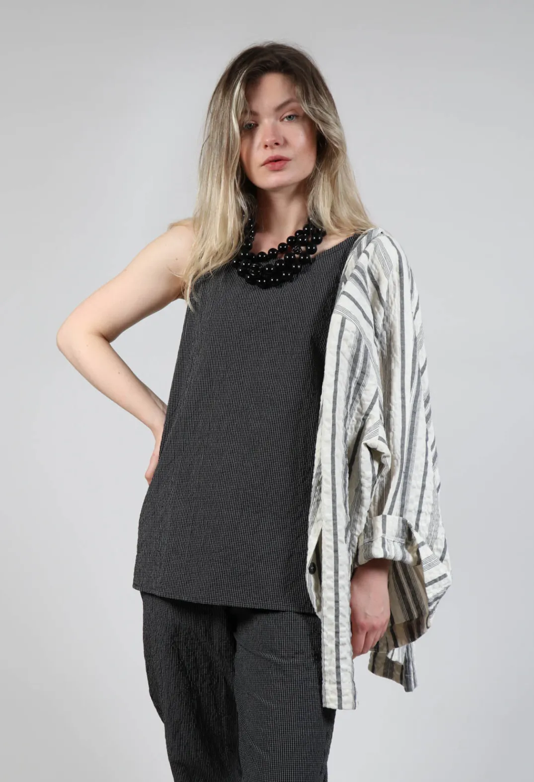 Mama B Tops^Lira Q Top In Nero