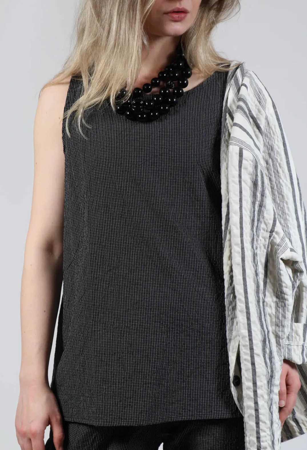 Mama B Tops^Lira Q Top In Nero
