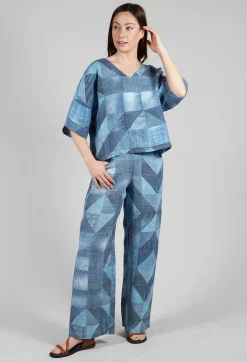 Elemente Clemente Tops^Lito Reversible Top in Denim