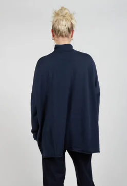 La Vaca Loca Tops^Lizeth Knitted Jumper in Deep Blue