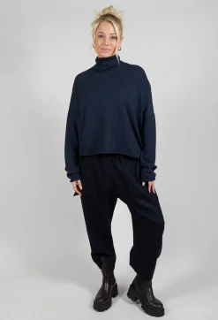 La Vaca Loca Tops^Lizeth Knitted Jumper in Deep Blue