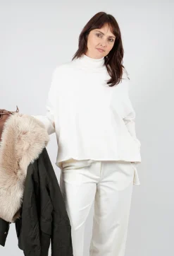 La Vaca Loca Tops^Lizeth Knitted Jumper in Cream