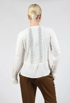 T.ba Tops^Lizzie Blouse in Beige