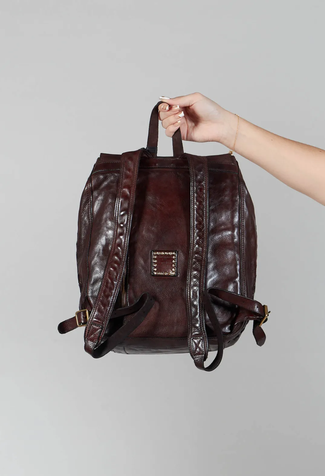 Campomaggi Bags^Lock Backpack in Brown
