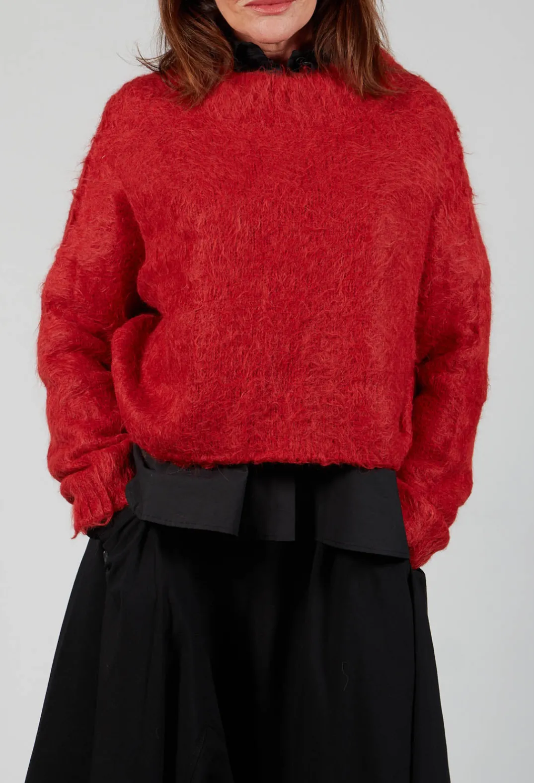 Fringe Knitwear|Jumpers^Lola Sweater in Red