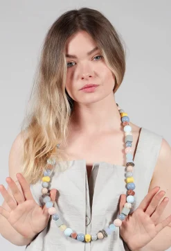 Nu Necklaces^Long Beaded Necklace in Multicolour