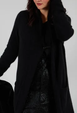 Pal Offner Cardigans^Long Cardigan in Black