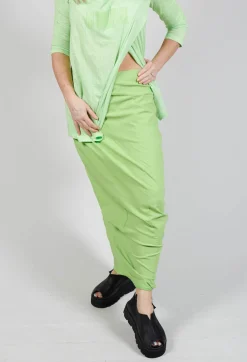 Rundholz Black Label Skirts^Long Jersey Pencil Skirt in Lime
